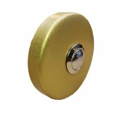 Algatec Z-101G Paslanmaz Tek Kontak Yuvarlak Zil Butonu / Gold