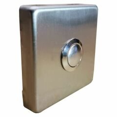 Algatec Z-201 Paslanmaz Tek Kontak Kare Zil Butonu