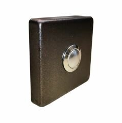 Algatec Z-201AB Paslanmaz Tek Kontak Kare Zil Butonu / Antik Bronz