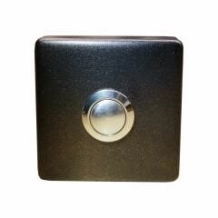 Algatec Z-201AB Paslanmaz Tek Kontak Kare Zil Butonu / Antik Bronz