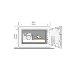 Yale YLFM/200/EG1 Maksimum Güvenlik Sertifikalı Parmak İzli Laptop Tipi Motorlu Kasa