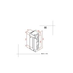 Gem Gianni OC 484 Elektrikli Kilit Karşılığı – Güvenlik Tip- Fail Safe