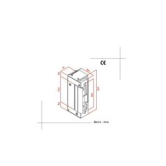 Gem Gianni OC 464 Elektrikli Kilit Karşılığı – Güvenlik Tip- Fail Secure