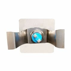 Algatec Paslanmaz 304 Kare Zil butonu 60x60mm